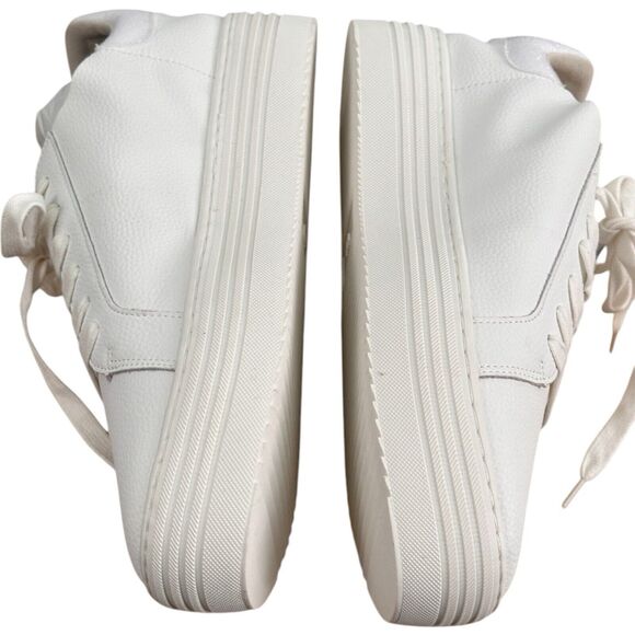 Joy Performance White Comfort Leather Platform Lace-up Sneaker Women’s Size 12M - Picture 5 of 7
